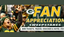 The 2022 Packers Fan Appreciation Sweepstakes