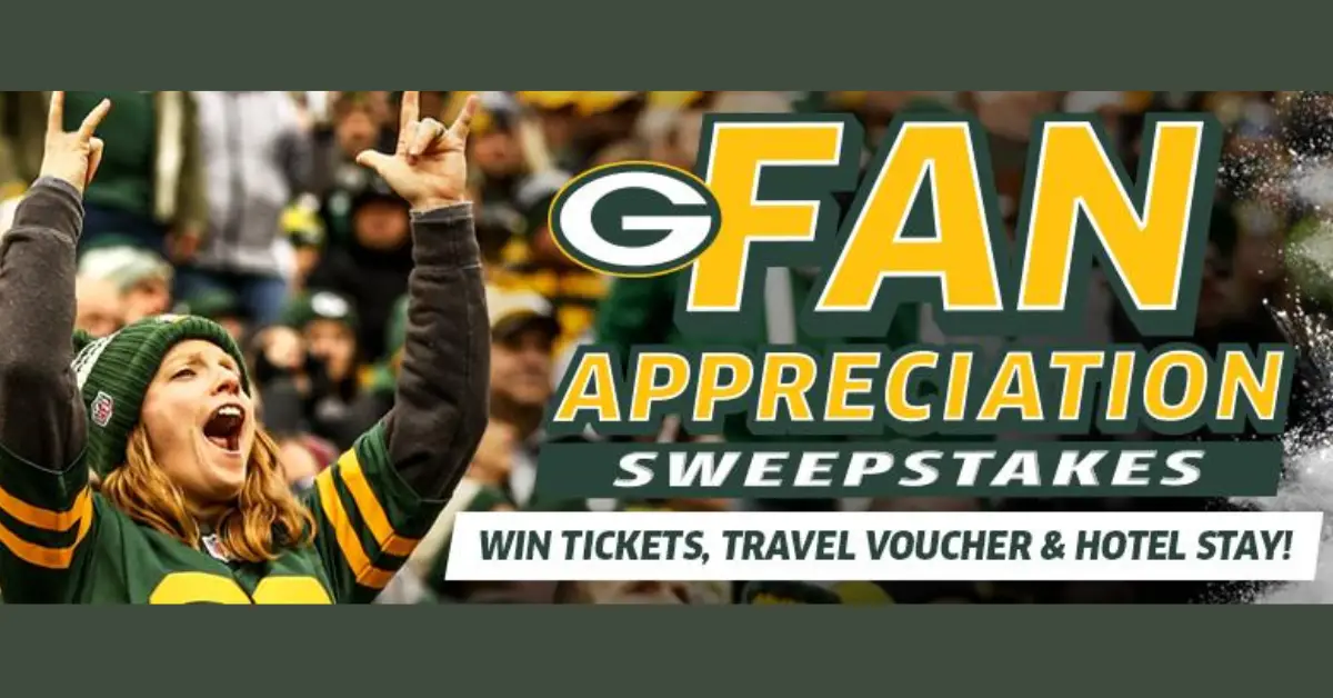 The 2022 Packers Fan Appreciation Sweepstakes