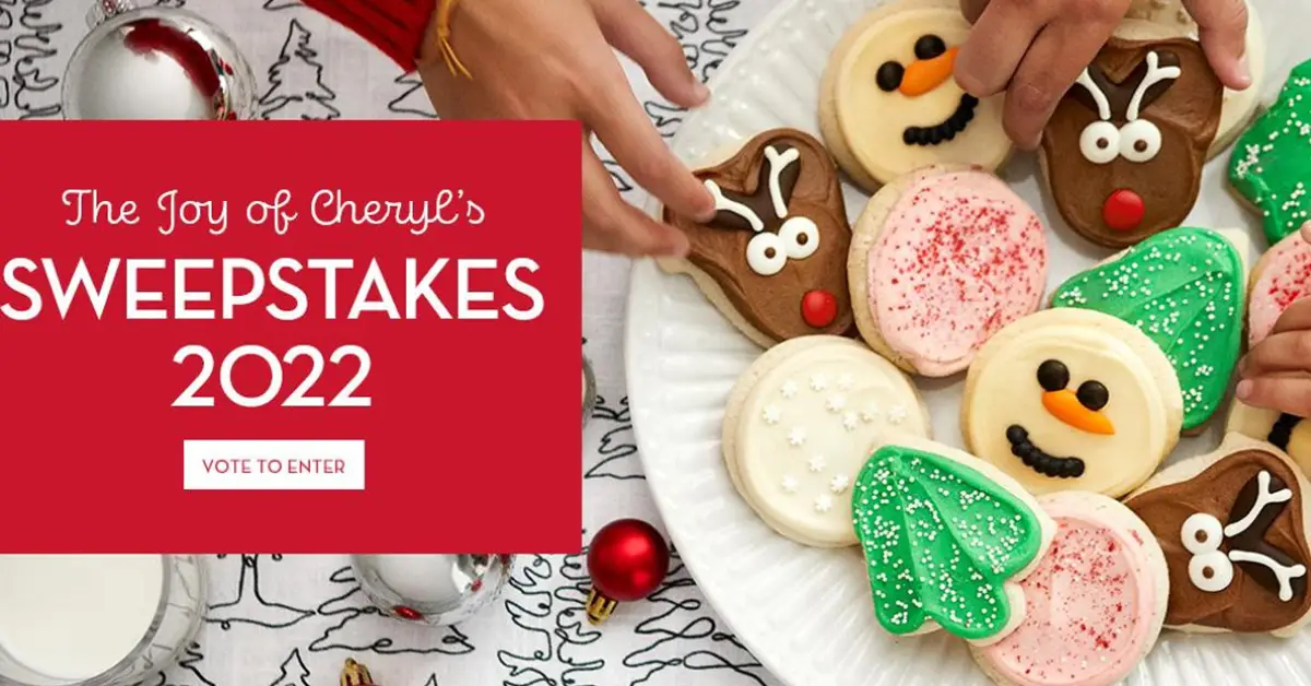 The Cheryls 2022 Holiday Cookie Flavors Sweepstakes