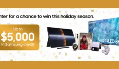 The Samsung Holiday eCertificate Sweepstakes