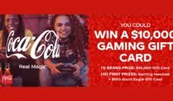 Coca Cola Ultimate Gaming Cave Sweepstakes