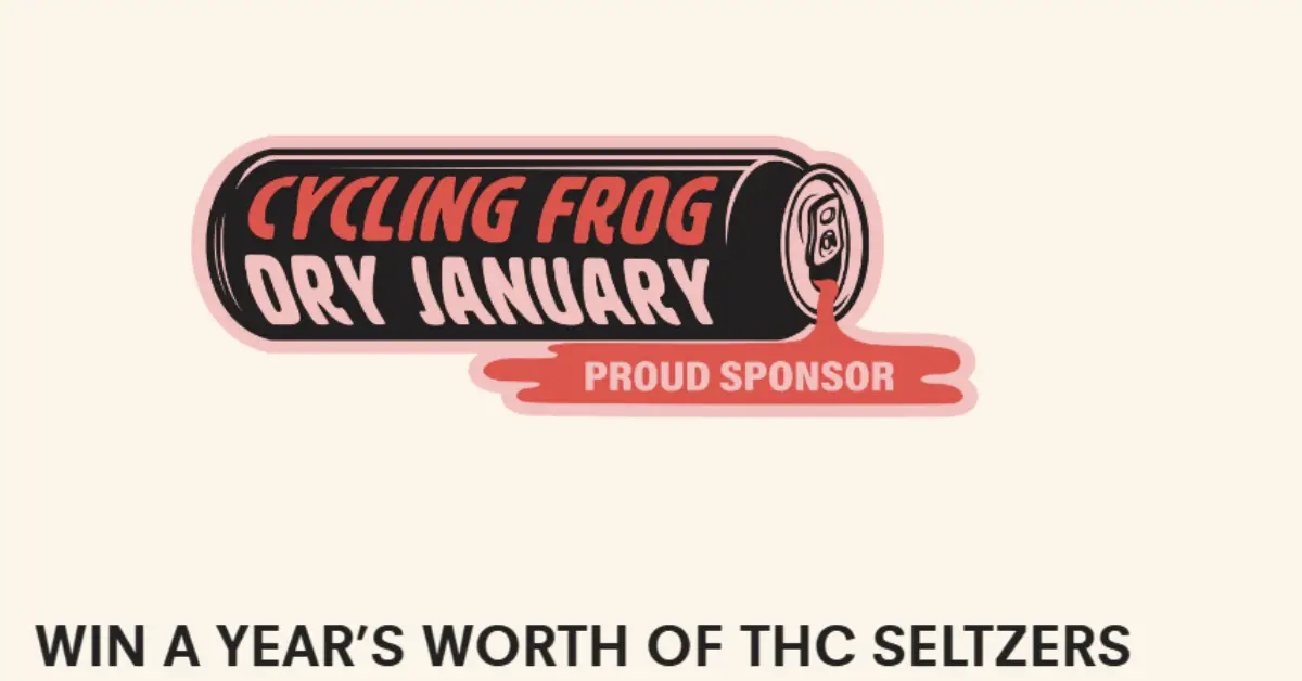 Cycling Frog Dry January GiveAWay