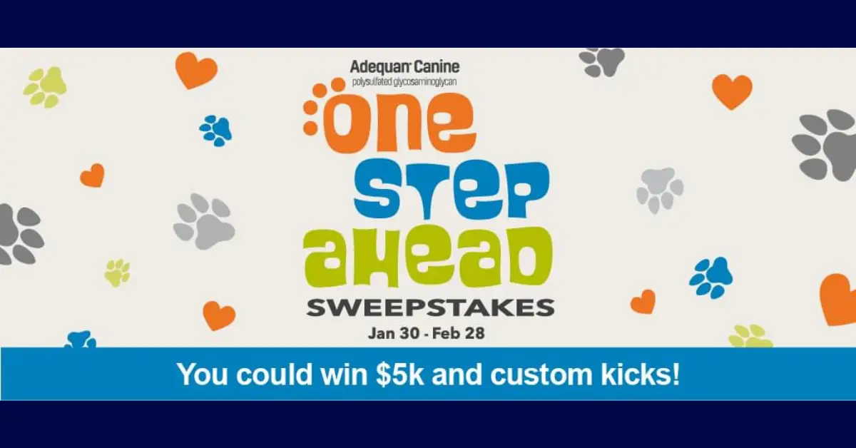 Adequan Canine One Step Ahead Sweepstakes