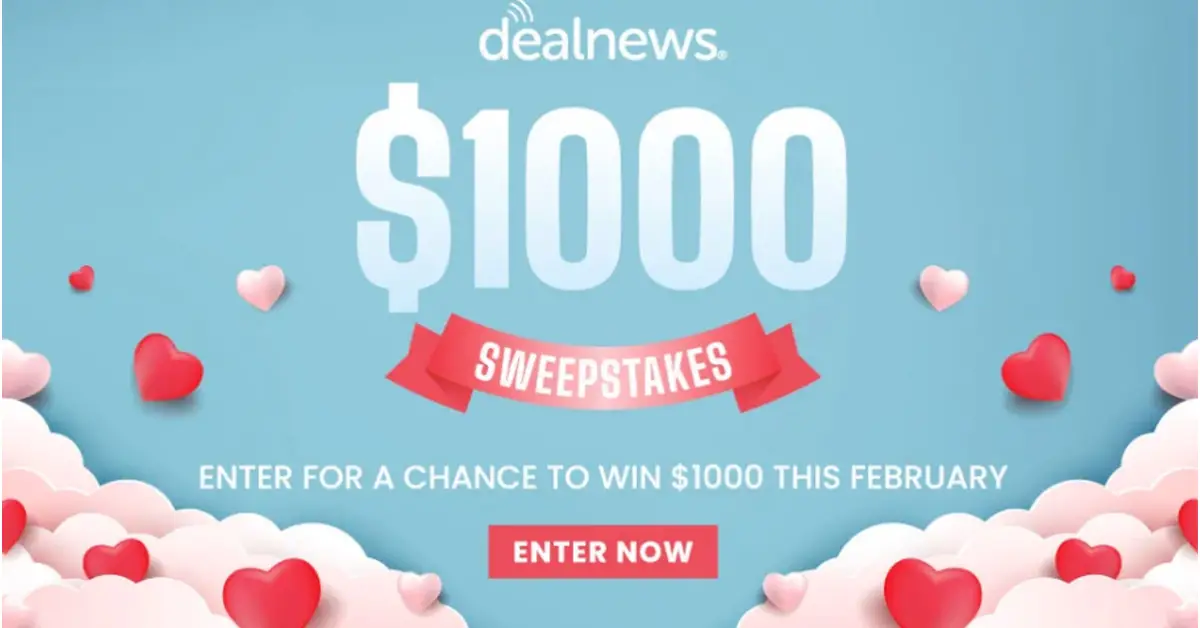 DealNews $1000 Sweepstakes