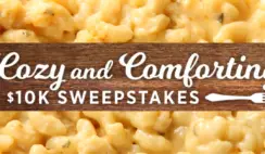 Food Network Cozy And Comforting $10K Sweepstakes