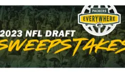 The Green Bay Packers Packers 2023 NFL Draft Experience Sweepstakes