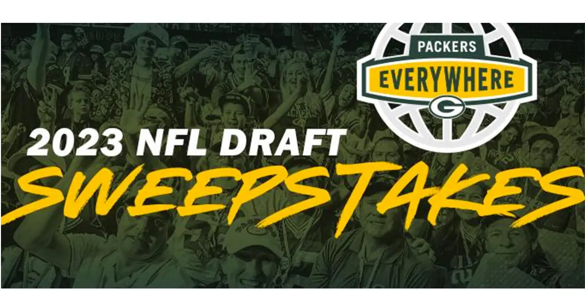 The Green Bay Packers Packers 2023 NFL Draft Experience Sweepstakes