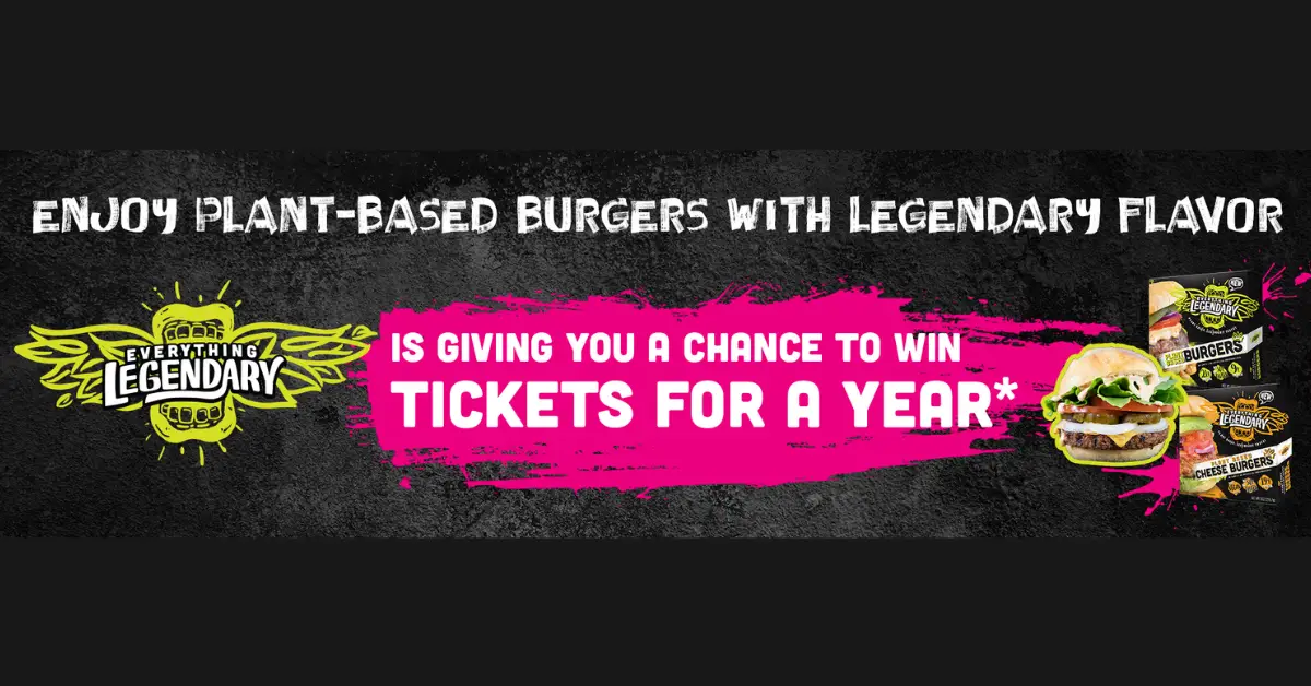 The Legendary Tickets for a Year Sweepstakes