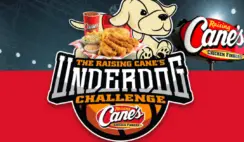 Raising Canes Chicken Fingers Canes Underdog Challenge Sweepstakes