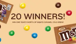 M&Ms Caramel Cold Brew Giveaway