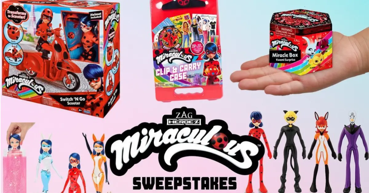Miraculous Tales of Ladybug and Cat Noir Super Fan Sweepstakes
