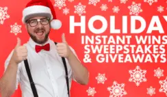 HUGE List of Holiday Giveaways for 2023 – 12 Days of Giveaways and MORE!